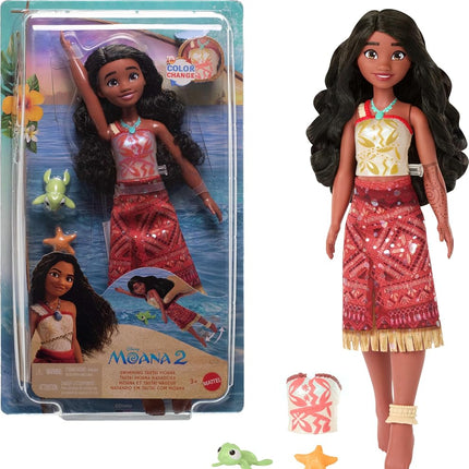 Mattel Disney Moana 2 Swimming Tautai Moana Fashio