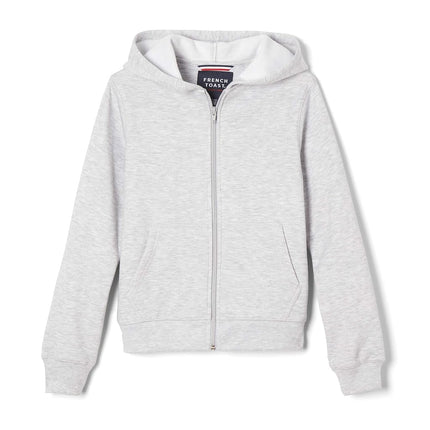 French Toast Boys' Fleece Hooded Sweatshirt, Heath
