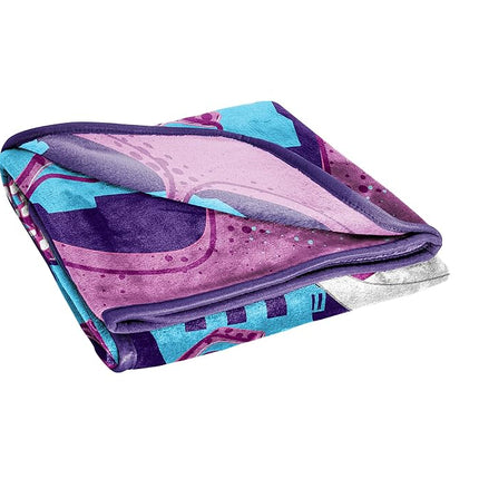 Couverture polaire Marvel Spidey et ses amis extraordinaires Ghost Spider – Mesure 117 x 152 cm, literie pour enfants avec Gwen Stacy – Polaire super douce résistante à la décoloration (produit officiel Marvel)