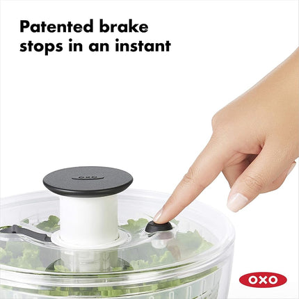 OXO Good Grips Salad Spinner, 4.0 Litre, Dishwasher Safe