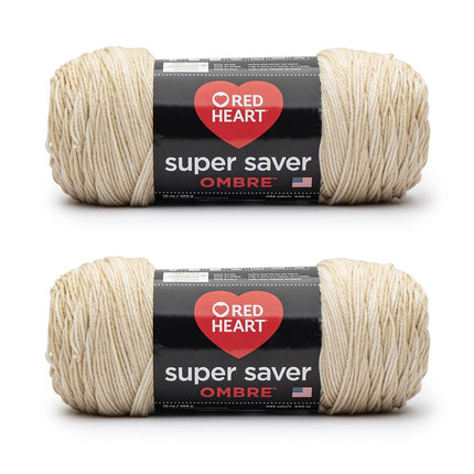 Red Heart Yarn, Acrylic, Sand Ombre