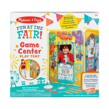 Melissa & Doug Fun at The Fair! Game Center Play Tent - 4 Sides of Activities