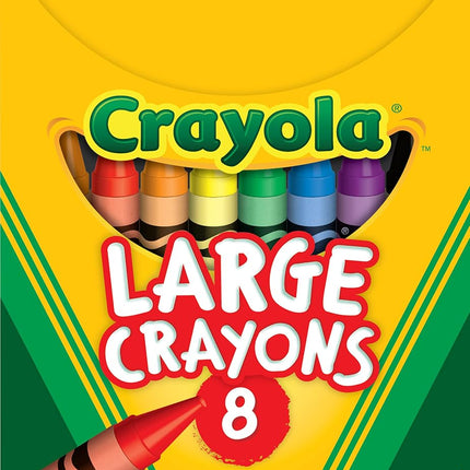CRAYOLA LARGE SIZE TUCK BOX 8PK