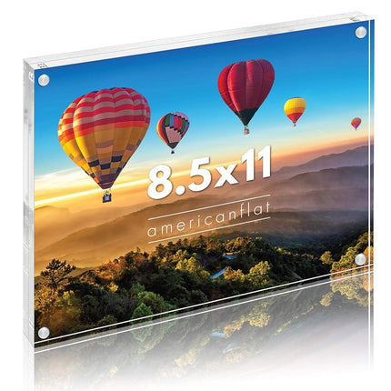 Americanflat 8.5x11 Acrylic Picture Frame - Double