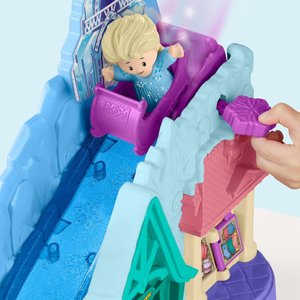 Fisher-Price Little People Toddler Toys Disney Frozen Arendelle Adventures Playset, Anna Elsa Olaf & Kristoff Figures, Kids Ages 18+ Months