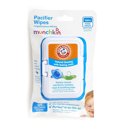 Munchkin Arm and Hammer Pacifier Wipes - White 36-Count