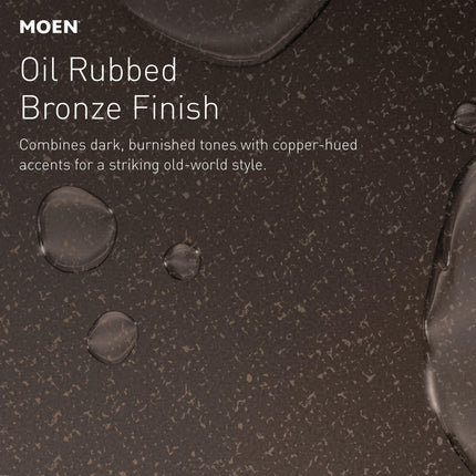Moen YB2886ORB Eva Bathroom Towel Ring, Oil-Rubbed Bronze