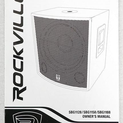 Rockville SBG1128 12-Inch 600 Watt Passive Pro DJ Subwoofer, MDF Cabinet/Pole Mount