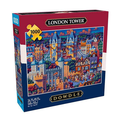 Buffalo Games - Eric Dowdle - London Tower - 1000 Piece Jigsaw Puzzle for Adults - Challenging Puzzle Perfect for Game Nights - Finished Size is 26.75 x 19.75