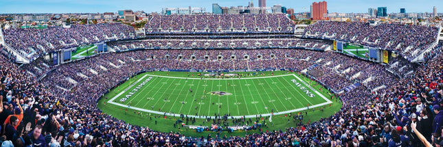 Master Pieces NFL Baltimore Ravens Panoramic Stadium Puzzle (1000-Piece)