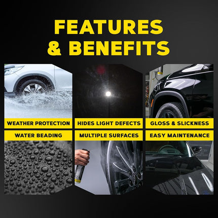 Meguiar's Ultimate Ceramic Coating Kit - Premium Kit for Cars Delivers Ultra-Durable Ceramic Protection with High Water Beading Action, Increased Gloss and Slickness, and Premium Microfiber Towels