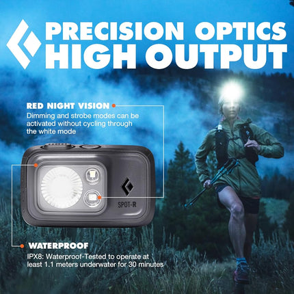 Black Diamond Equipment Spot 400-R Headlamp, Graphite