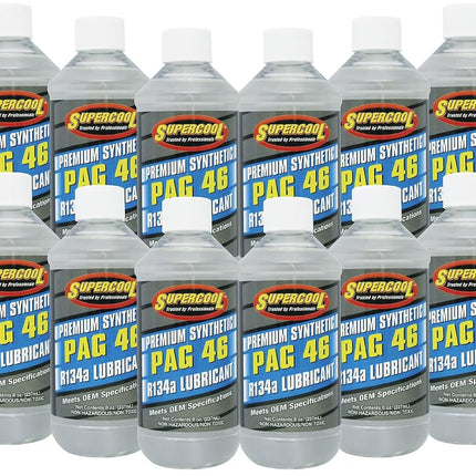 Aceite PAG 46-Viscosidad TSI Supercool P46-8-12CP - 8 oz, Paquete de 12