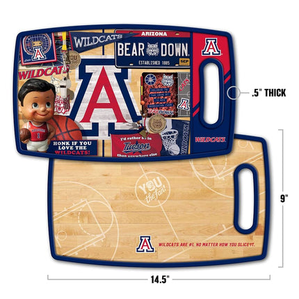 YouTheFan NCAA Arizona Wildcats Planche à découper collection rétro