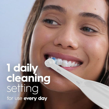 Oral B Pro 100 Gum Care, Battery Powered Toothbrush, White (NEW Model)
