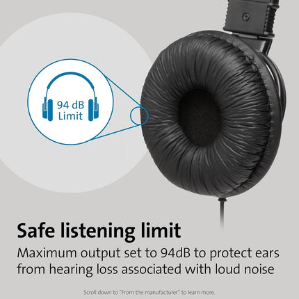 Kensington Wired USB Stereo Headset with Noise-Cancelling Microphone