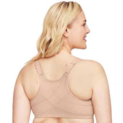 Glamorise Wonderwire Front-Closure Posture Back Underwire Bra 9265 (Women's & Women's Plus)