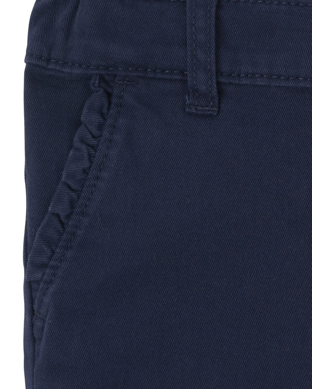 The Children's Place Pantalons Chino Skinny pour tout-petresses, sable/bleu marée, paquet de 2, taille 5T
