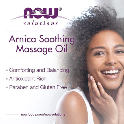 NOW Arnica Warming Relief Massage Oil,8-Ounce