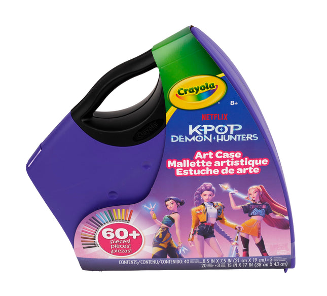 Crayola K‑Pop Demon Hunters Art Case, 40+ Pcs Pain