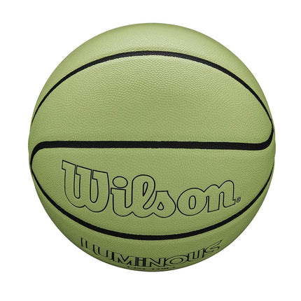 Wilson Luminous Glow Basketball - Size 7-29.5", Green