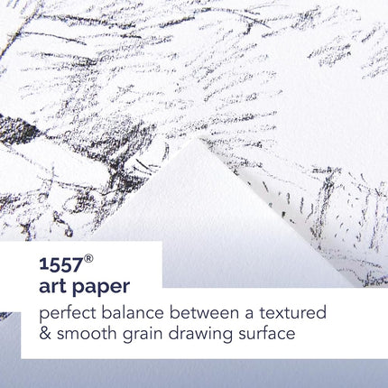 CANSON 1557 Art Book 120gsm A5 Portrait Notebook 50 White Sheets