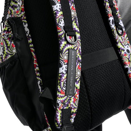 Arena One Go Backpack Swimmers Athletes Sports Gym Rucksack Multisport Daypack Large Size Training Gear Equipment Swim Bag for Men and Women, 45 Liters, Fun Skulls