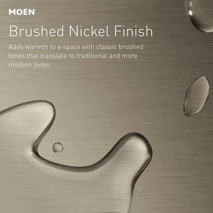 Moen DN8390BN Retreat Glass Shelf, Brushed Nickel