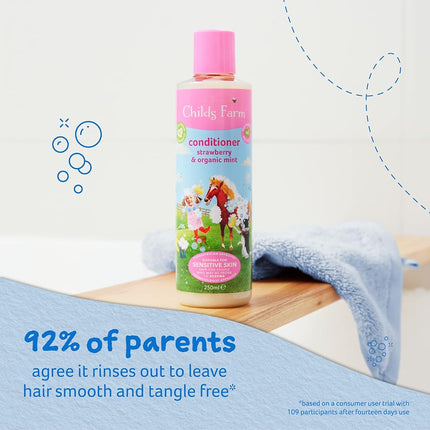 Childs Farm Conditioner, strawberry & organic mint 500ml,,16.9 fl.oz