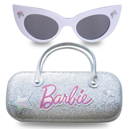 Barbie Girl's Cat Eye Sunglasses and Handled Hard 
