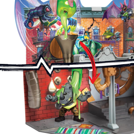 Teenage Mutant Ninja Turtles: Mutant Mayhem Sewer Lair Playset. Ideal present for boys 4 to 7 years and TMNT fans!