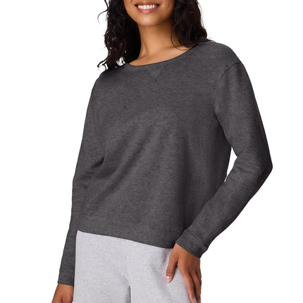 Hanes Women's Crewneck Sweatshirt, EcoSmart Fleece
