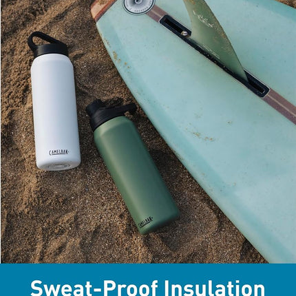 CamelBak Chute Mag 1L Vacuum Insulated Stainless Steel Water Bottle, Black