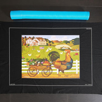 Buffalo Games - Roll-up Puzzle Mat - Jumbo Size for up to 2000 Piece Puzzles - Easy Storage and Clean Up - Save Your Jigsaw Puzzle