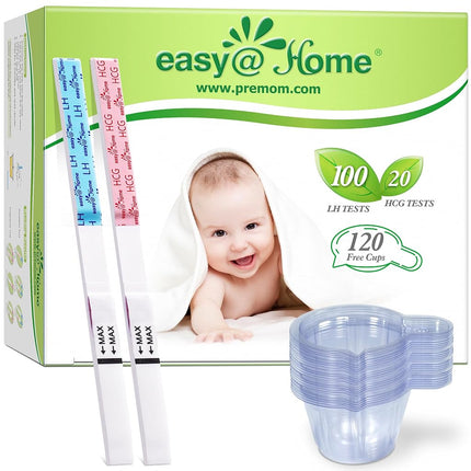 Easy@Home 100 Ovulation Test and 20 Pregnancy Test