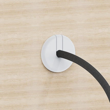 Cable Routing Kit for Starlink, Cable Mounting Kit, Starlink Accessories, Wall Grommets for Cables, Cable Wall Pass Through for 1 Inch Wall Hole and Furniture Wire Hole (2 Pack White)