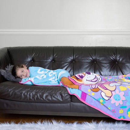 Manta de microfibra ultrasuave para niños Franco, 117 cm x 152 cm, La Patrulla Canina Skye Niñas