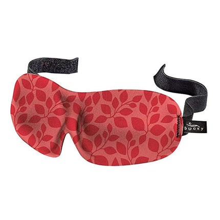 Bucky 40 Blinks No Pressure Eye Mask for Travel & Sleep, Hibiscus Leaf, One Size, Hibiscus Leaf, 1 Count (Pack of 1), Casual