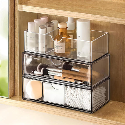PAVSTINE Medicine Cabinet Organizer 3 Pack, Plasti