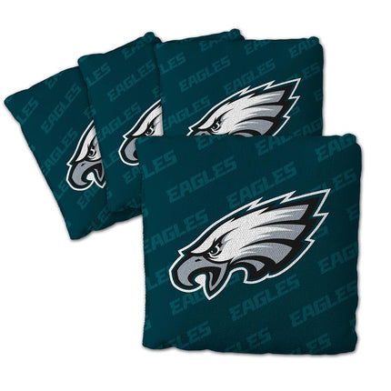 YouTheFan NFL Philadelphia Eagles - Bolsas de cornhole (4 unidades, color verde)