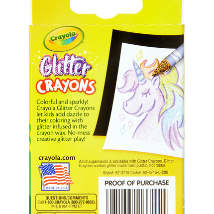 Crayons 24 CT. Glitter