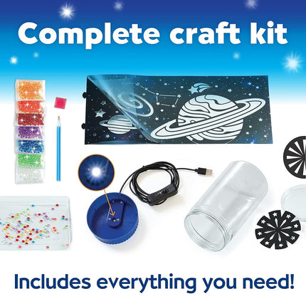 Creativity for Kids Big Gem Diamond Painting Light - Crea Tu Propia Luz Nocturna DIY, Kit de Manualidades con Diamantes para Niños de 6 a 8+ Años