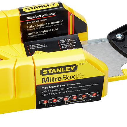 STANLEY Hand Saw with Mitre Box, 12-Inch (19-800)