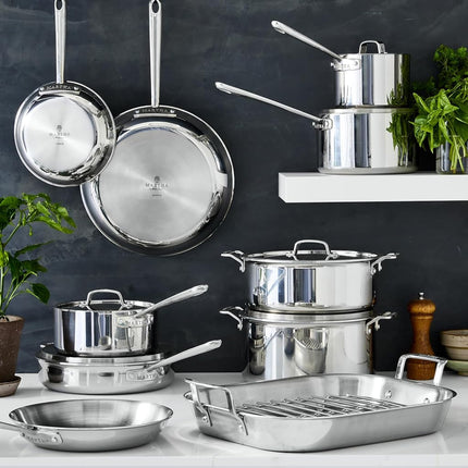 Martha by Martha Stewart 2-Quart Triply Stainless Steel Saucepan w/Lid