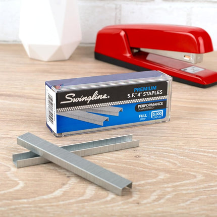 Swingline Staples, S.F. 4, Premium, 1/4" Length, 210/Strip, 5000/Box, 20 Boxes/Case, 1 Case (S7035450P-CS)
