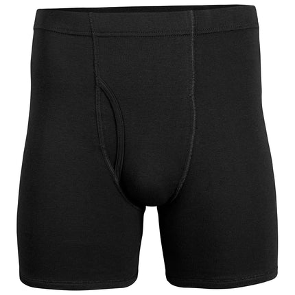 Gildan Men's Underwear Covered Waistband Boxer Briefs, Multipack, Black (5-Pack), XXLarge (Pack of 5)