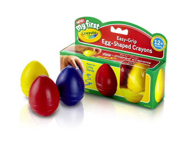 CRAYOLA Minikids 81-1345-E-000 Wax Crayons Egg Sha