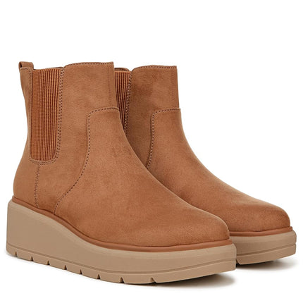 Dr. Scholl's Shoes women's Modern Ankle Boot, Honey Microfiber, 4 UK