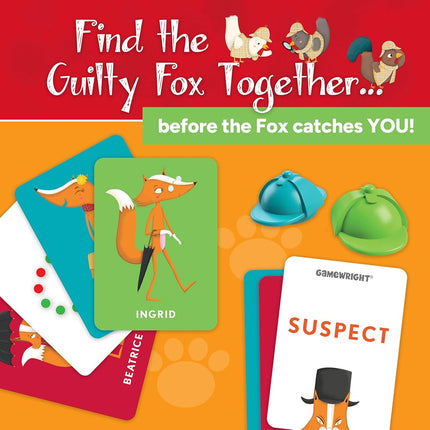 Gamewright | Outfoxed! Game | Board Game | Ages 5+ | 2-4 Players | 20 Minutes Playing Time