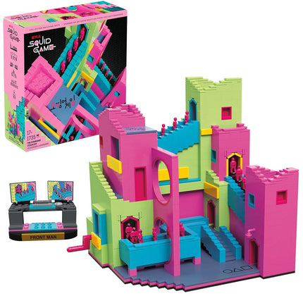 MEGA Squid Game Action Figure Building Toy The Staircase with 1707 Pieces, Motion and Poseable Figure, for Collectors, HYL45
